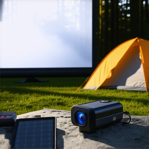 Smart Projectors That Work Offline for Off-Grid Camping