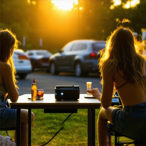 Tailgating with a Projector: How to Fight the Sun
