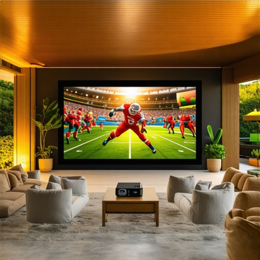 Testing the Brightest UST Projectors for Daytime Sports Watching