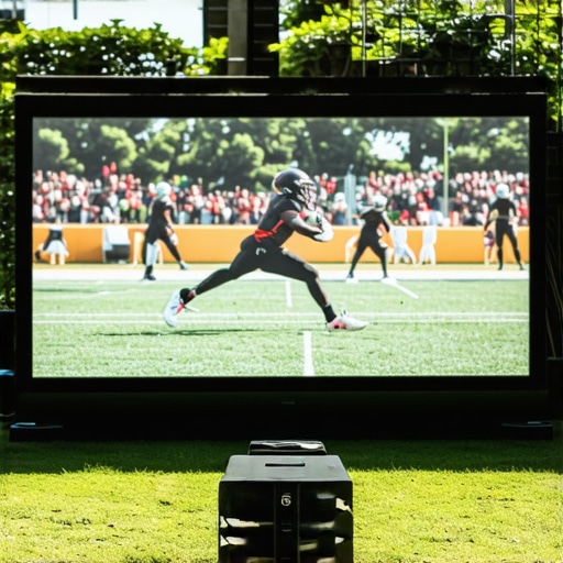 The Best Laser Projector Settings for Watching Sports in Daylight