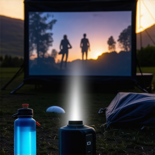 The Best Portable Projectors for Camping That Fit in a Water Bottle Pocket