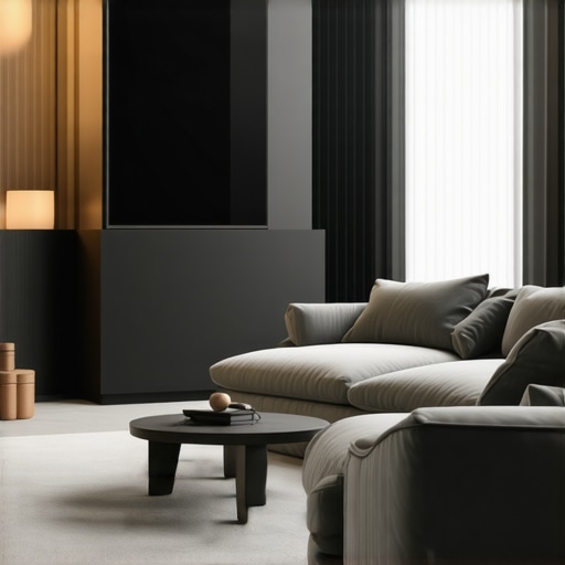 The Floor-Rising Screen That Saved Our Living Room Design