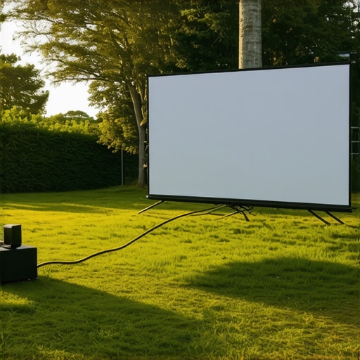 The One Cable You Need for a 120-Inch Portable Outdoor Setup