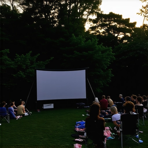 Why We Use Canvas Screens for Outdoor Movie Nights