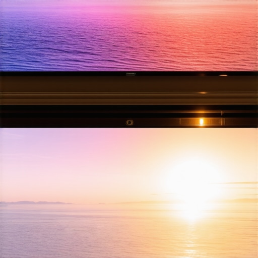 Comparison of high-end ambient light rejecting screen and budget projector surface in a bright room.