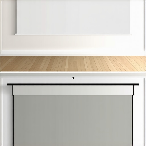 Side by side visual of projector screen performance in a bright living room