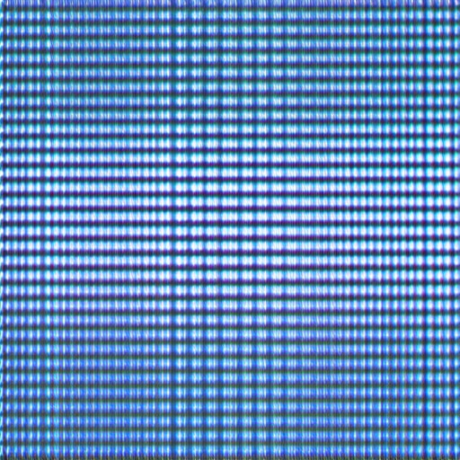 Microscopic view of ALR screen texture showing light-rejecting structures