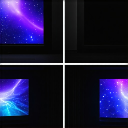 Comparing 120-inch Projector Screen vs 85-inch OLED TV Visual size and quality comparison between a large-scale home theater projector screen and a high-end flat screen TV.