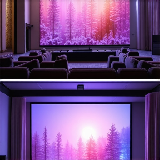 A visual comparison showing why dedicated 4k projectors outperform bundled home theater kits.