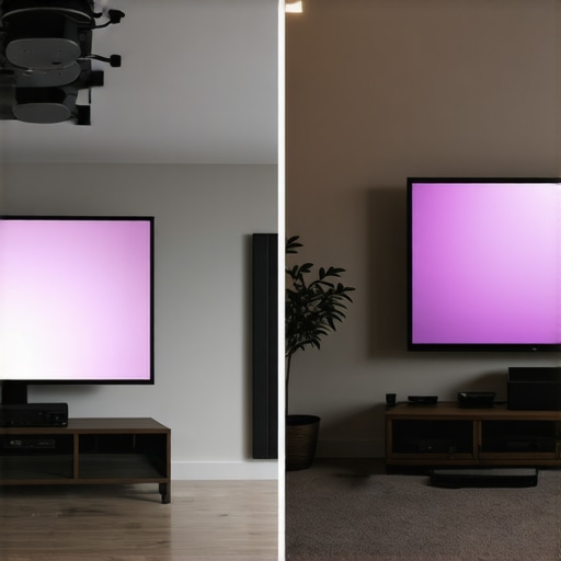 Comparing ceiling mounted 4K projectors vs ultra short throw setups Side-by-side comparison of 4K projector installation types