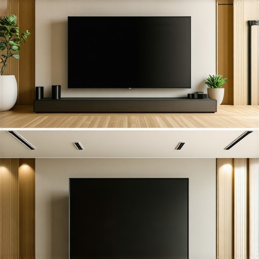 Comparison of Projector Screen vs Large TV Visual comparison showing the massive size advantage of a 120-inch projector screen over an 85-inch television.