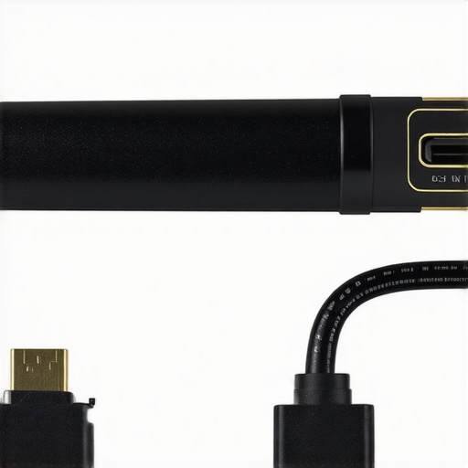 HDMI Cable Flexibility Comparison Comparison of thick vs slim HDMI cables for projector setups