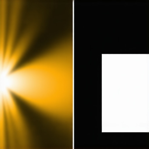 High-Gain vs Matte White Screen Comparison Visual demonstration of hot-spotting and light distribution differences between high-gain and matte white projector screens