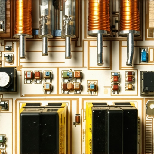 Close-up of MOVs and copper wiring inside a high-end power protector