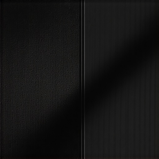 Close-up showing how triple black velvet absorbs projector light compared to standard matte black paint.