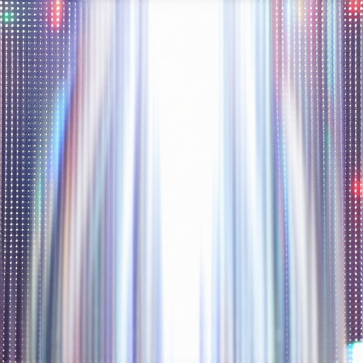 Close-up view of reflective glass bead coating on a high-gain projector screen