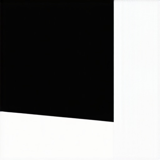 Close up of black-backed projector screen material showing thickness and opacity