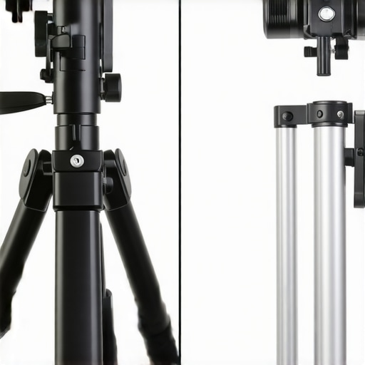 A comparison showing why professional stands are better for heavy 4K projectors than budget alternatives.