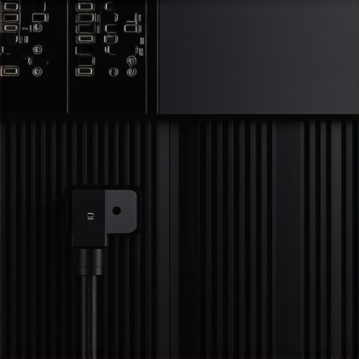 Close up of a 4K projector back panel showing HDMI and eARC ports