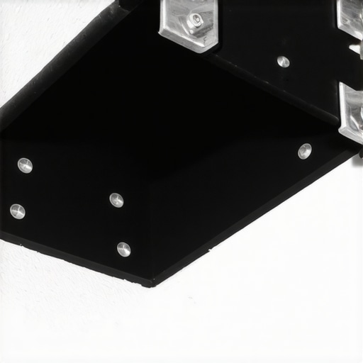 Projector Mount Stress Test on Drywall Close-up of a projector mount bracket showing secure installation on drywall