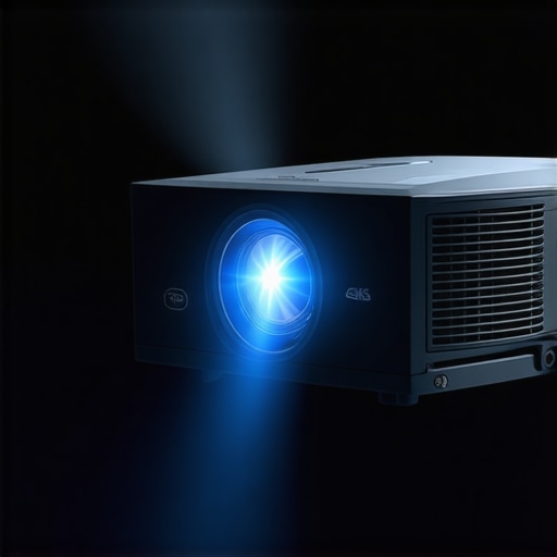 Projector Thermal Testing Performance A 4K laser projector being stress tested for heat and fan noise performance.