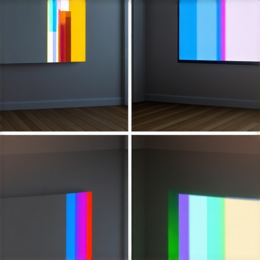 Comparison of 4k projector image quality in different lighting conditions