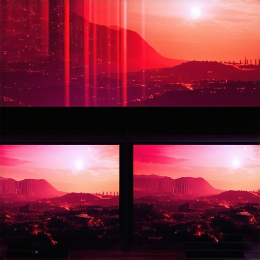 A visual comparison between a 120-inch projector screen and a 75-inch television in a home theater setting.