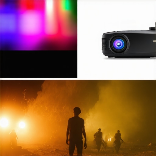 Comparison of image quality between a professional 4k projector and a budget home theater bundle