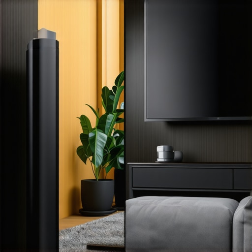 Comparison of soundbar height impact on UST projector image