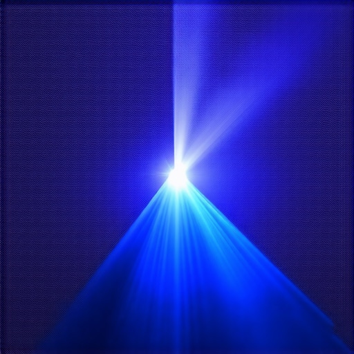 Close up of a laser projector lens and the light hitting an ALR screen during a gaming session.