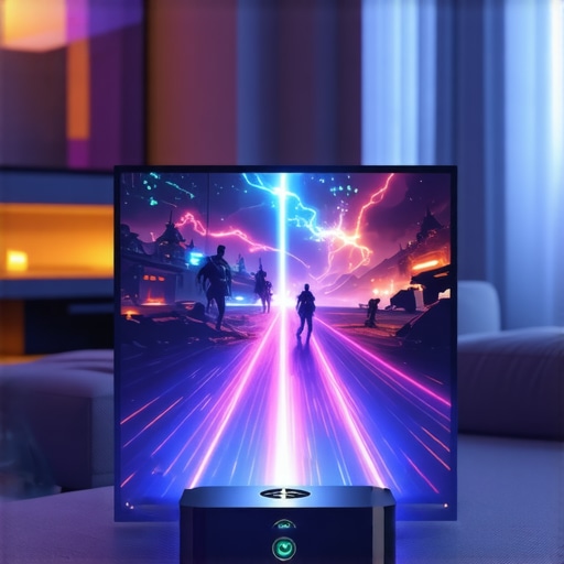 High-end laser projector gaming performance test