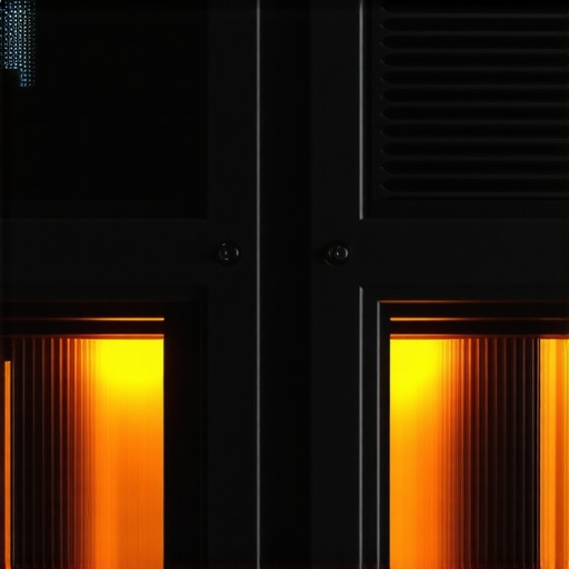Close-up of a laser projector cooling system showing heat dissipation during a 4K movie marathon.