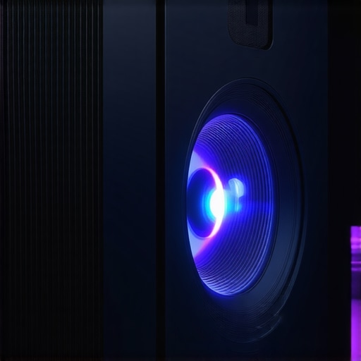 Thermal Management in Laser Projectors Close-up of a 4K laser projector cooling system during a performance test.