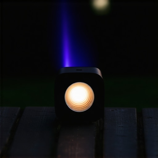 Thermal Stress Testing a Portable Projector Heat shimmer coming from the exhaust vent of a portable projector during a performance test.