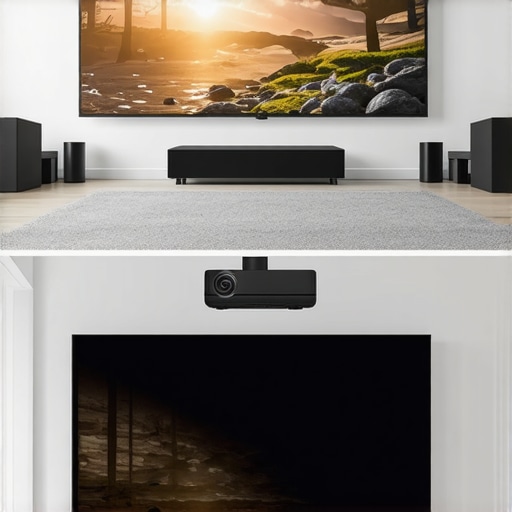 UST Projector Performance in Ambient Light Comparison of 4K projector image quality in different lighting conditions