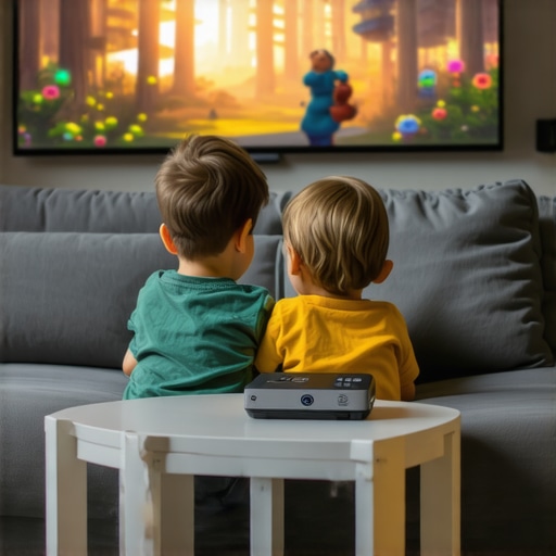 Why We Chose a Portable Projector Over a Tablet for the Kids